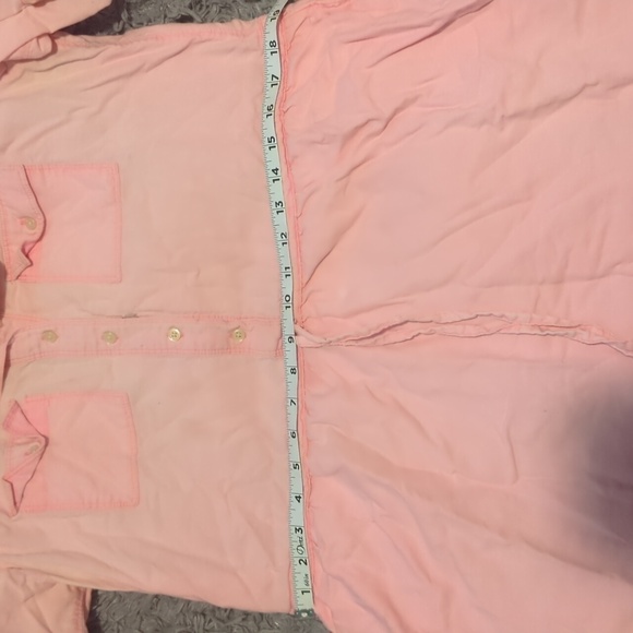 Clearance sale - Women's M Gap  Pink Shirt Dress - Picture 8 of 10